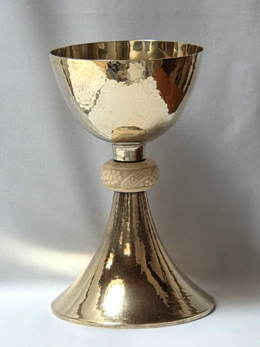 Silber messkelch vergoldet - vergoldet, h