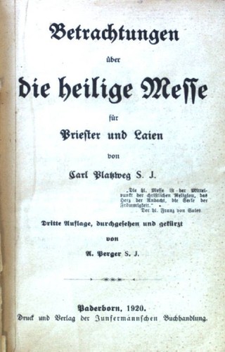 Betrachtungen über die