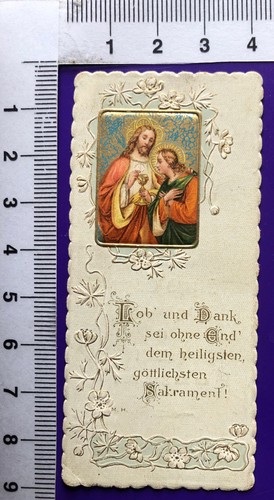 Andachtsbild heilige kommunion - andachtsbild,