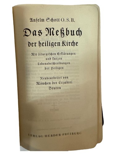 Das meßbuch der - meßbuch, heiligen