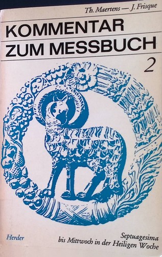 Kommentar zum messbuch - zum, 2